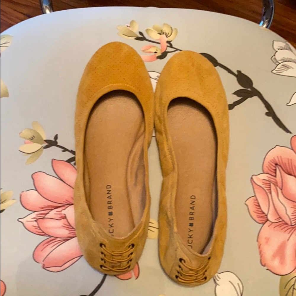 Lucky ballet flats.